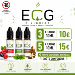 E-CG Menthe Glaciale à Reims | E-liquides 10 ml et 50 ml