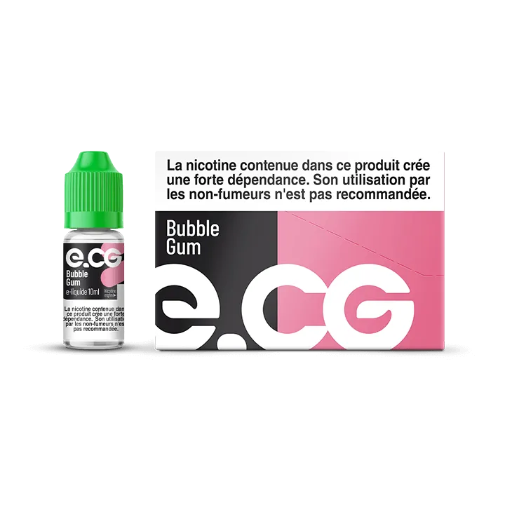 E-liquide e-CG Bubble gum à Reims | Bar Tabac du Rond Point