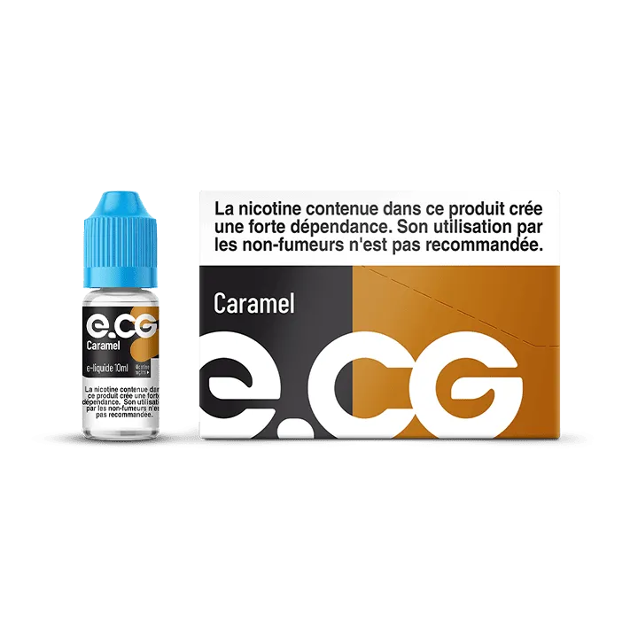 E-liquide e-CG Caramel à Reims | Bar Tabac du Rond Point