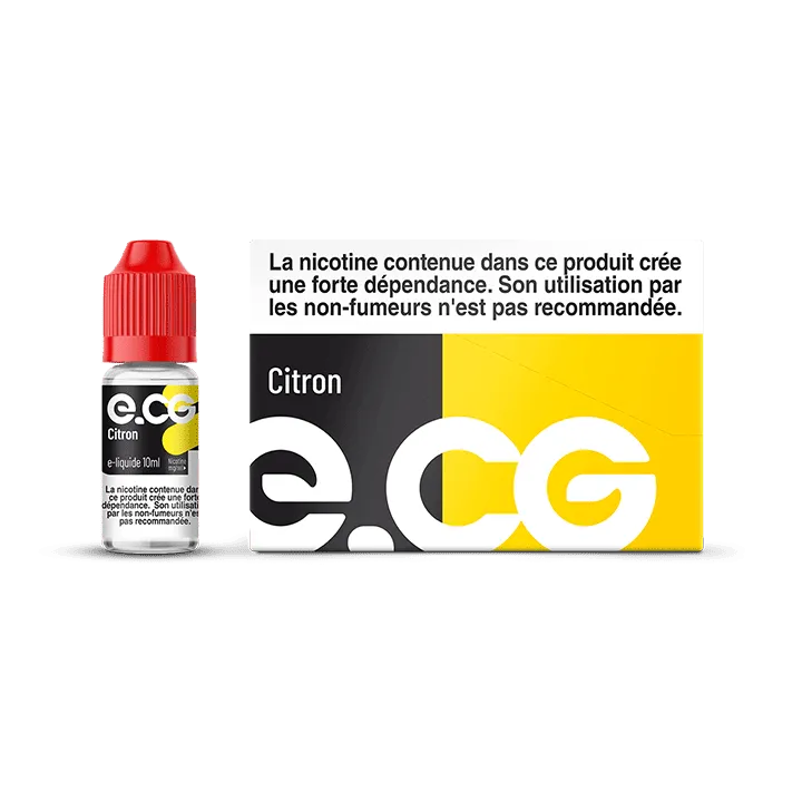 E-liquide e-CG Citron à Reims | Bar Tabac du Rond Point