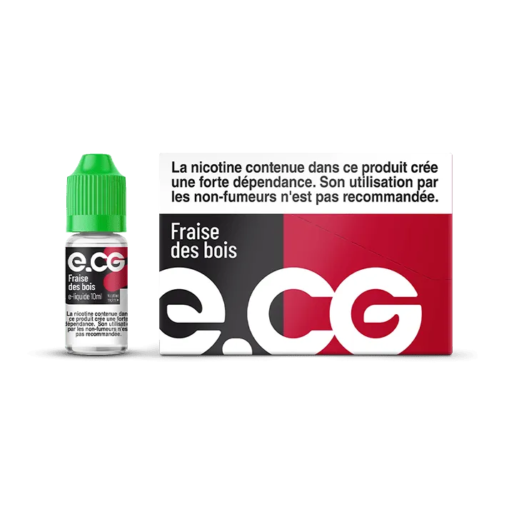 E-liquide e-CG Fraise des bois à Reims | Bar Tabac du Rond Point