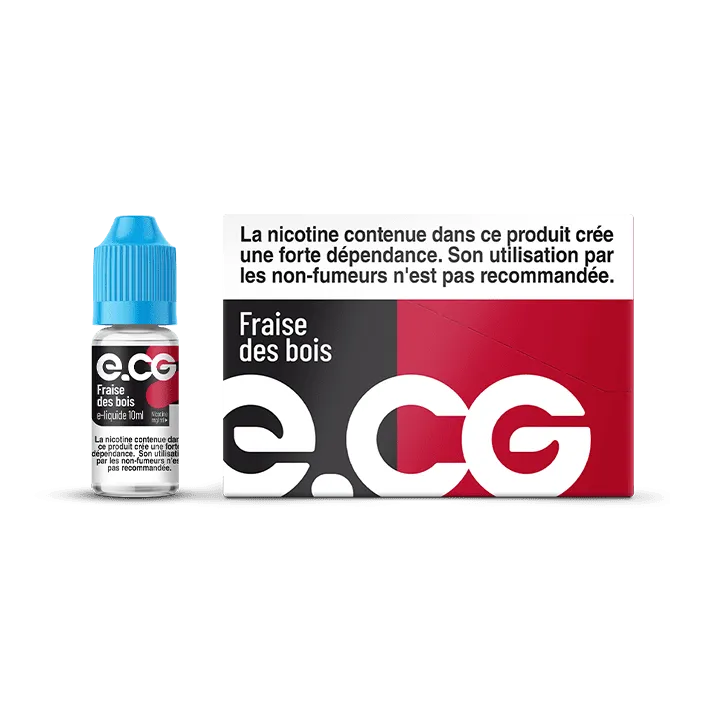 E-liquide e-CG Fraise des bois à Reims | Bar Tabac du Rond Point