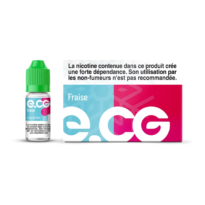 E-liquide e-CG Fraise givrée à Reims | Bar Tabac du Rond Point