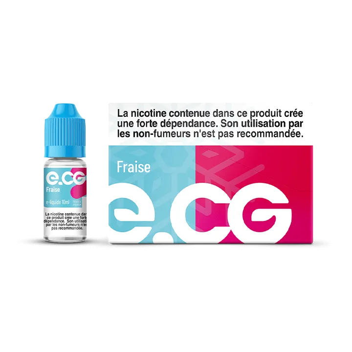 E-liquide e-CG Fraise givrée à Reims | Bar Tabac du Rond Point