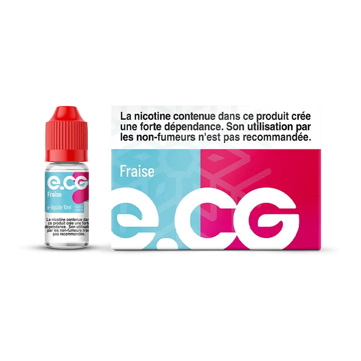 E-liquide e-CG Fraise givrée à Reims | Bar Tabac du Rond Point