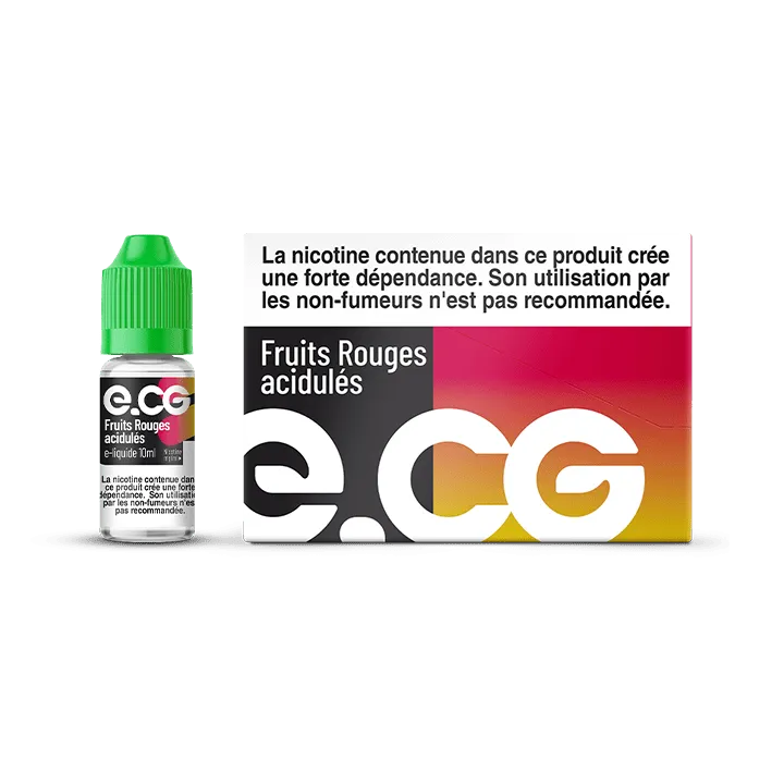 E-liquide e-CG Fruits rouges acidulés à Reims | Bar Tabac du Rond Point
