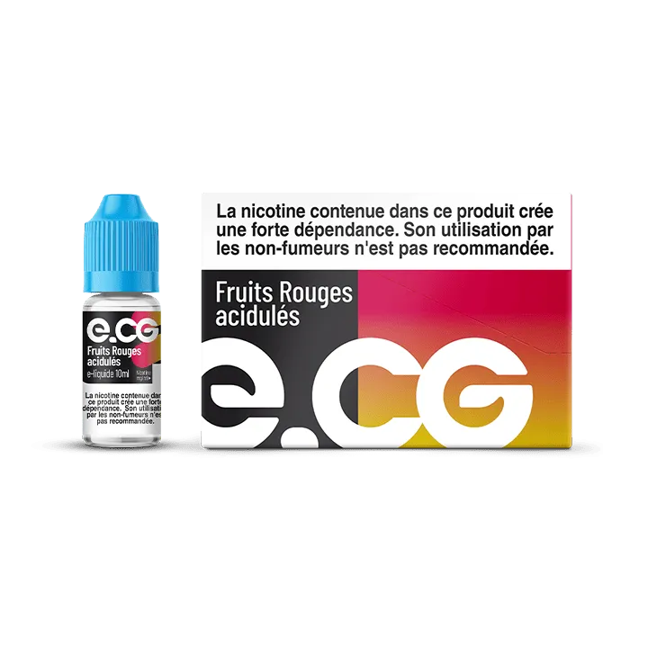 E-liquide e-CG Fruits rouges acidulés à Reims | Bar Tabac du Rond Point