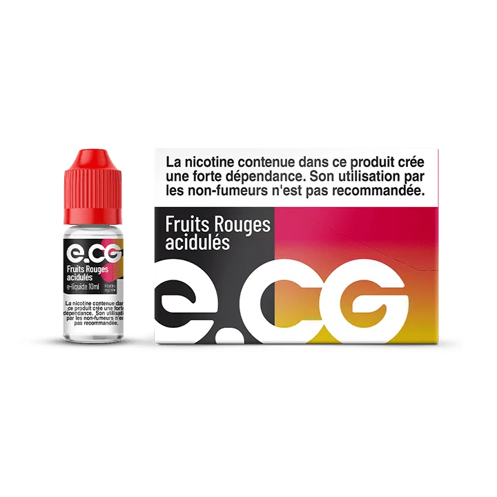 E-liquide e-CG Fruits rouges acidulés à Reims | Bar Tabac du Rond Point