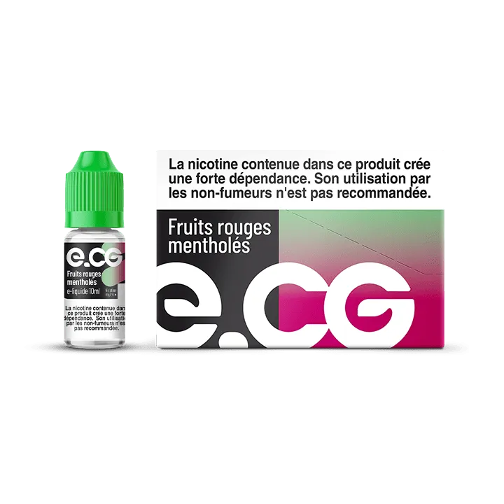 E-liquide e-CG Fruits rouges mentholés à Reims | Bar Tabac du Rond Point