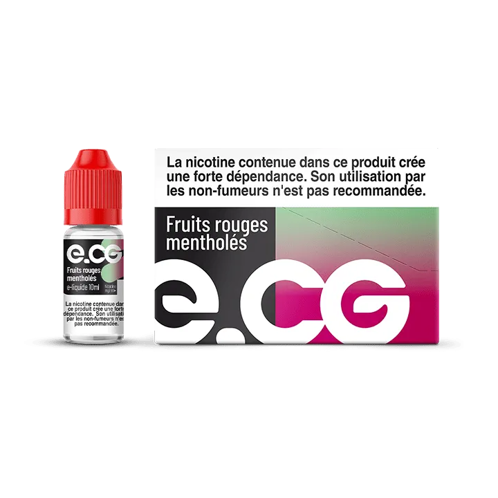 E-liquide e-CG Fruits rouges mentholés à Reims | Bar Tabac du Rond Point