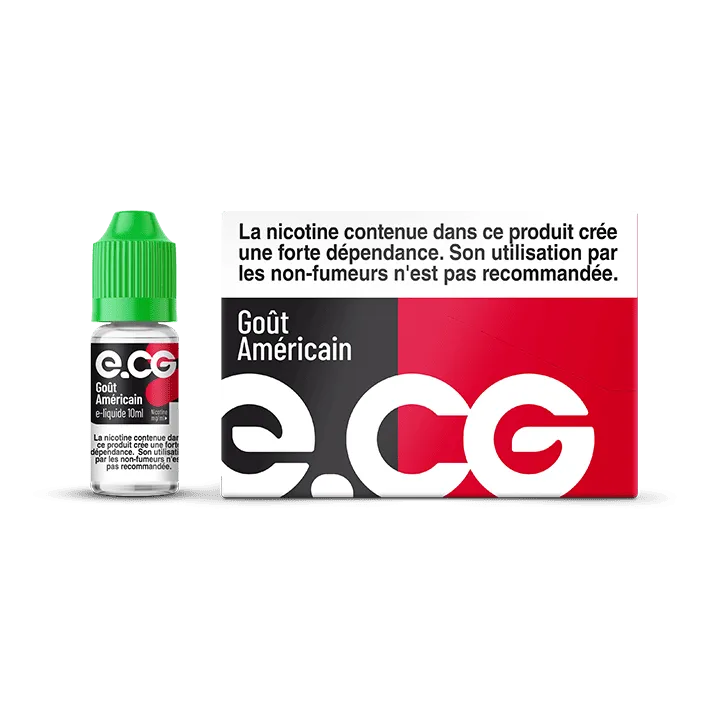 E-liquide e-CG Goût Américain à Reims | Bar Tabac du Rond Point