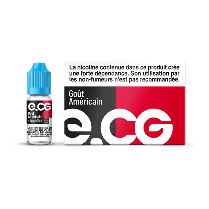 E-liquide e-CG Goût Américain à Reims | Bar Tabac du Rond Point
