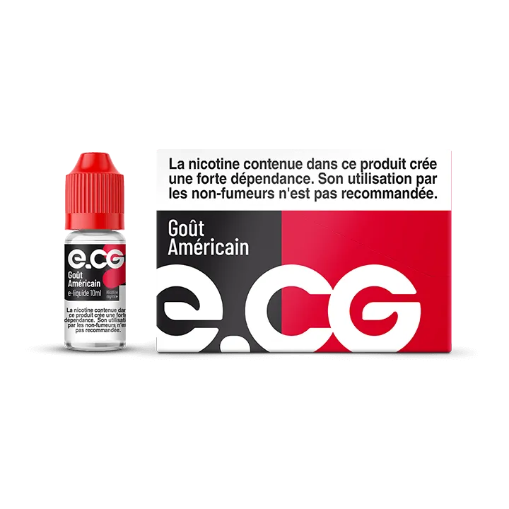 E-liquide e-CG Goût Américain à Reims | Bar Tabac du Rond Point
