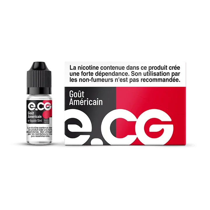E-liquide e-CG Goût Américain à Reims | Bar Tabac du Rond Point