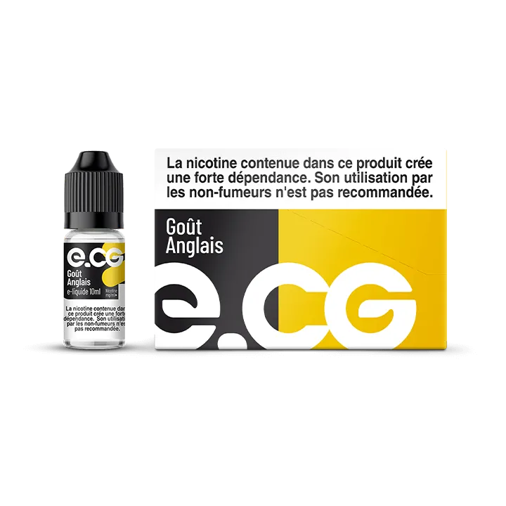 E-liquide e-CG Goût Anglais à Reims | Bar Tabac du Rond Point