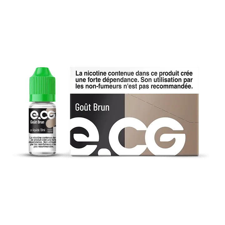 E-liquide e-CG Goût Brun à Reims | Bar Tabac du Rond Point