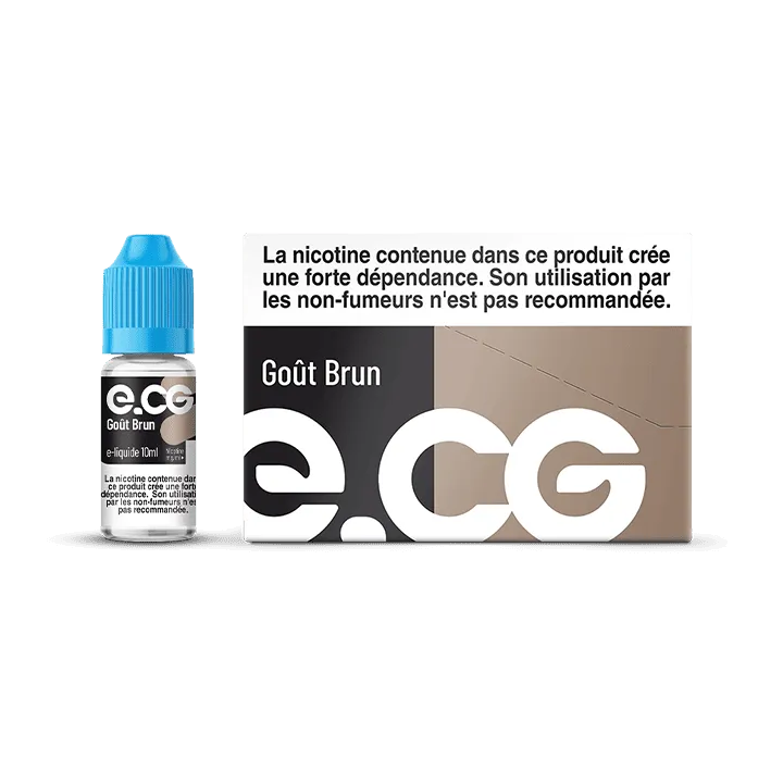 E-liquide e-CG Goût Brun à Reims | Bar Tabac du Rond Point