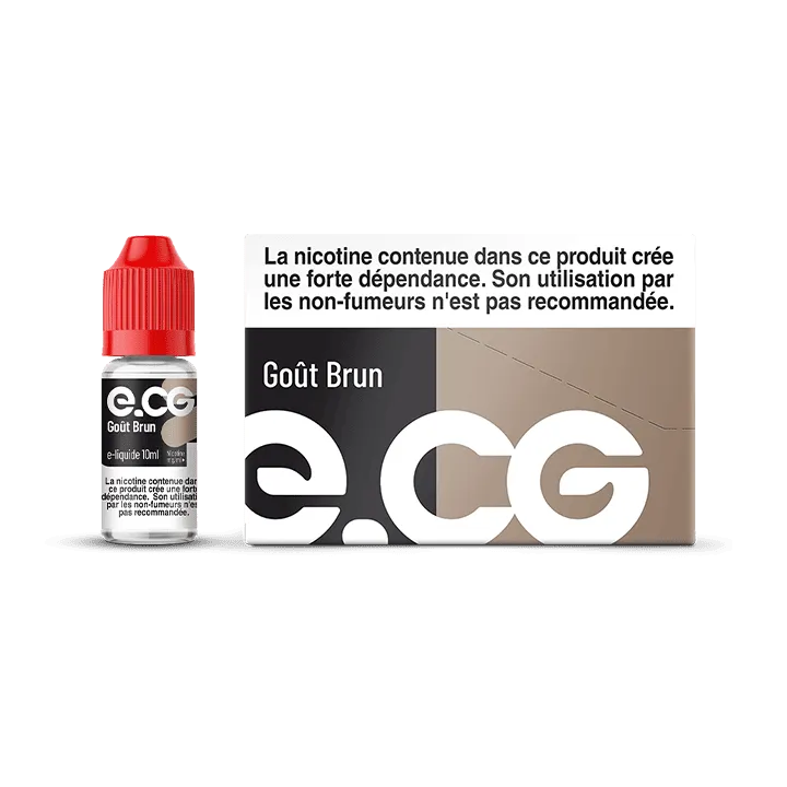 E-liquide e-CG Goût Brun à Reims | Bar Tabac du Rond Point