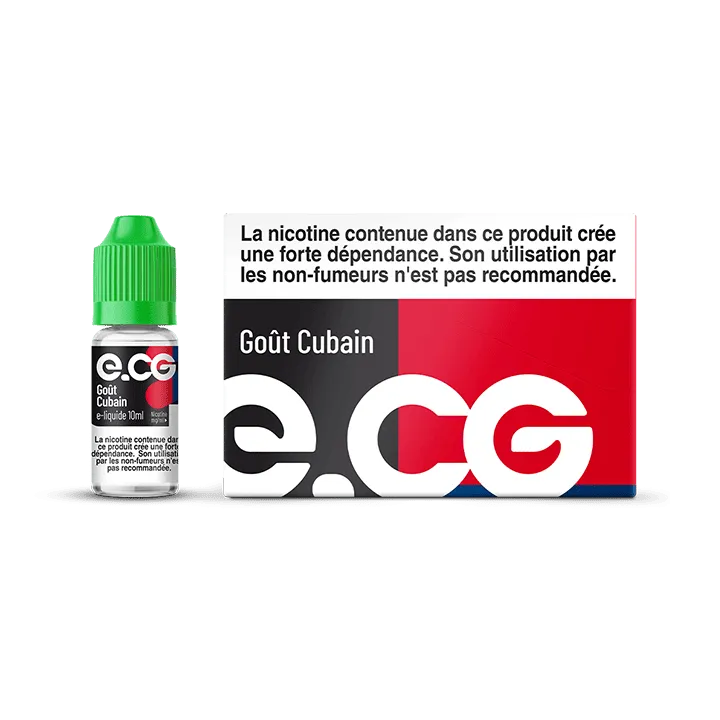 E-liquide e-CG Goût Cubain à Reims | Bar Tabac du Rond Point
