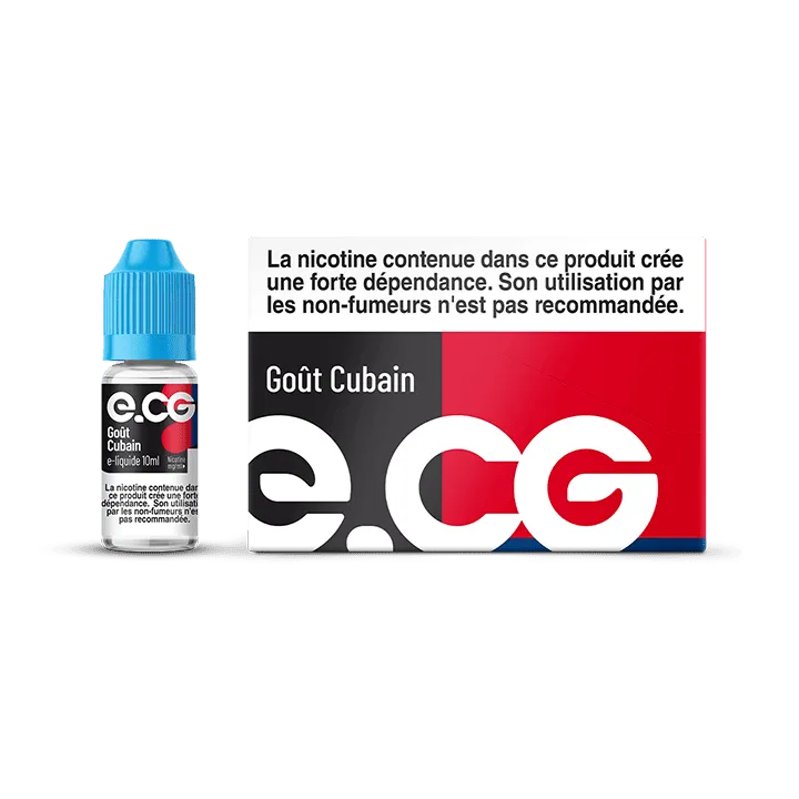 E-liquide e-CG Goût Cubain à Reims | Bar Tabac du Rond Point
