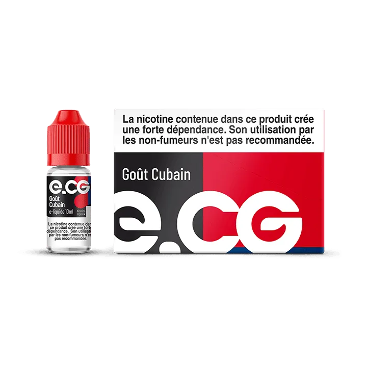 E-liquide e-CG Goût Cubain à Reims | Bar Tabac du Rond Point