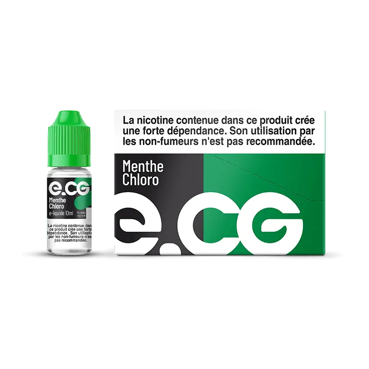 E-liquide e-CG Menthe chloro à Reims | Bar Tabac du Rond Point