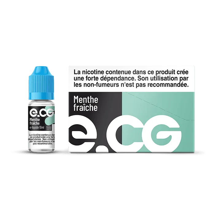 E-liquide e-CG Menthe fraîche à Reims | Bar Tabac du Rond Point