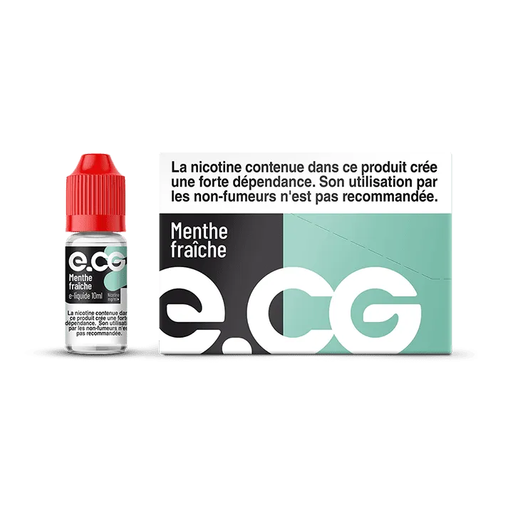 E-liquide e-CG Menthe fraîche à Reims | Bar Tabac du Rond Point