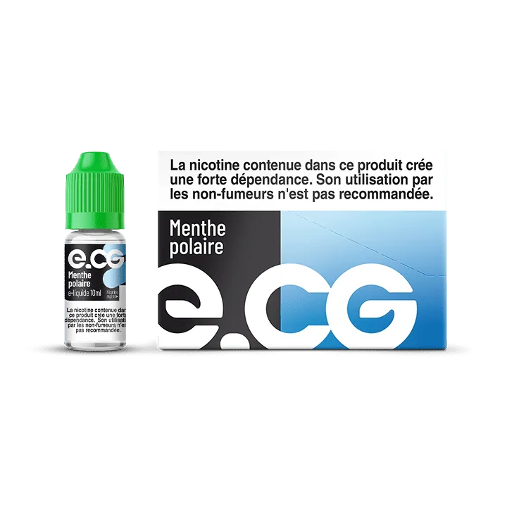 E-liquide e-CG Menthe polaire à Reims | Bar Tabac du Rond Point