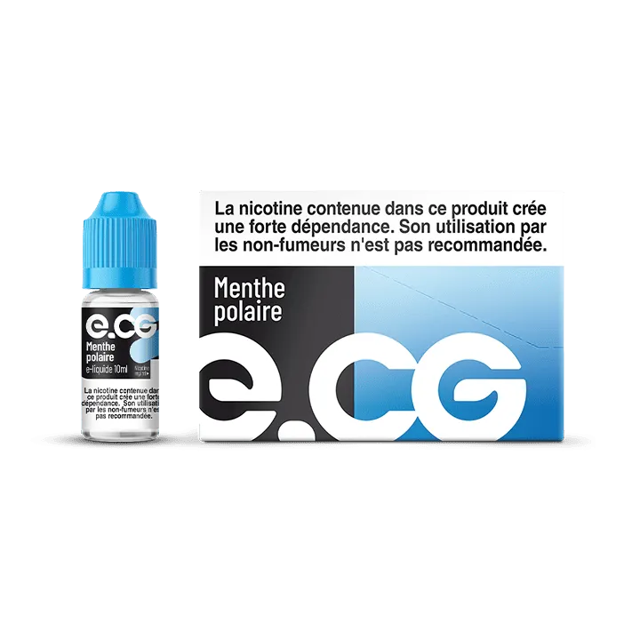 E-liquide e-CG Menthe polaire à Reims | Bar Tabac du Rond Point