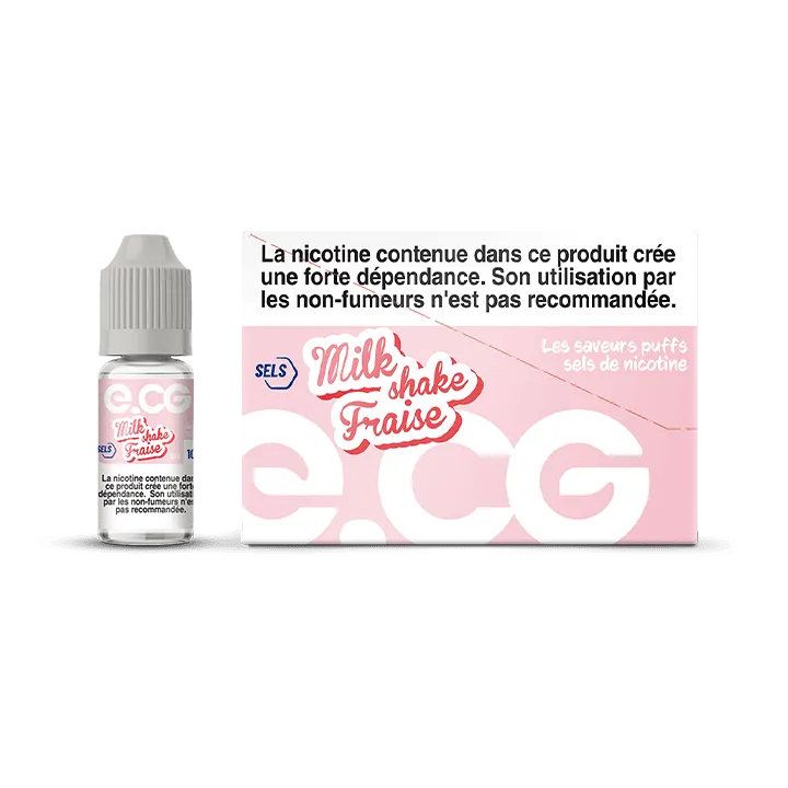 E-liquide e-CG Milkshake fraise à Reims | Bar Tabac du Rond Point