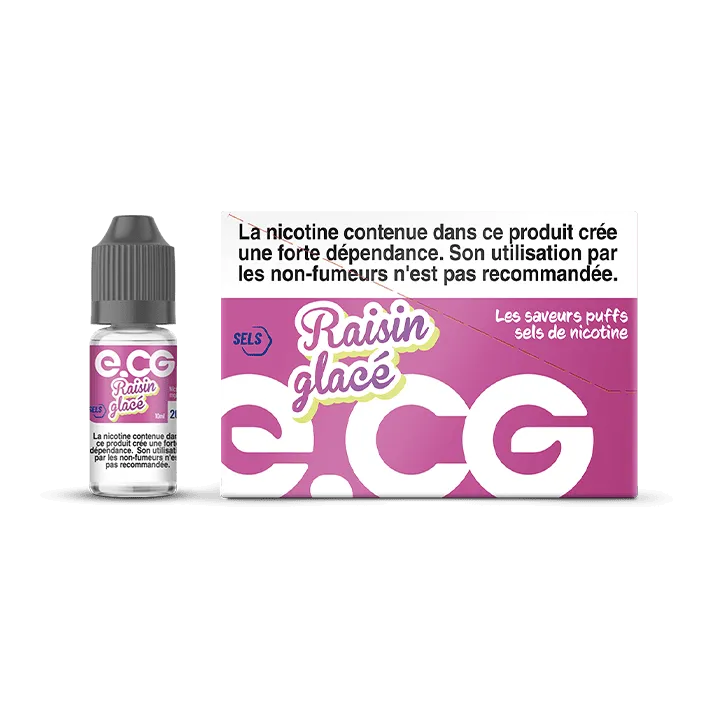 E-liquide e-CG Raisin glacé à Reims | Bar Tabac du Rond Point