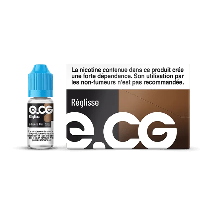 E-liquide e-CG Réglisse à Reims | Bar Tabac du Rond Point