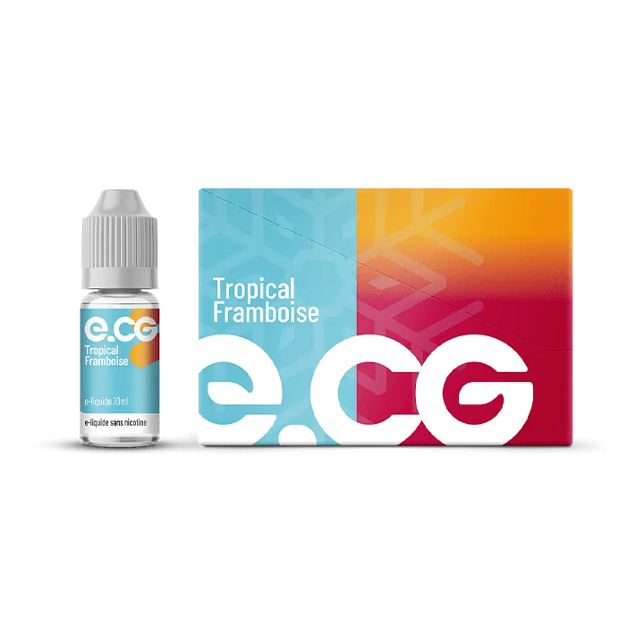 E-liquide e-CG Tropical Framboise à Reims | Bar Tabac du Rond Point