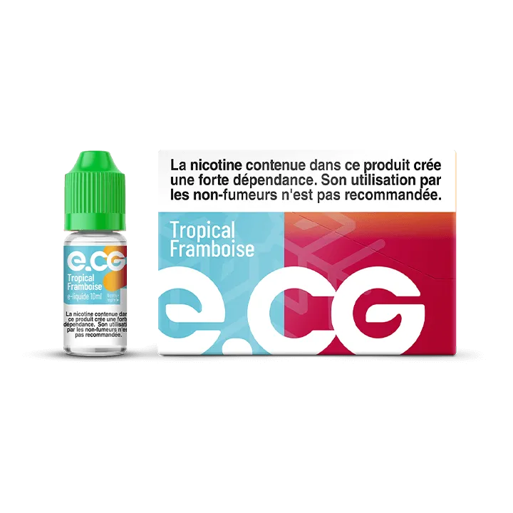 E-liquide e-CG Tropical Framboise à Reims | Bar Tabac du Rond Point