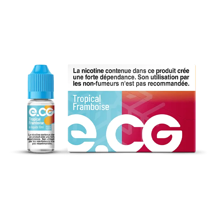 E-liquide e-CG Tropical Framboise à Reims | Bar Tabac du Rond Point