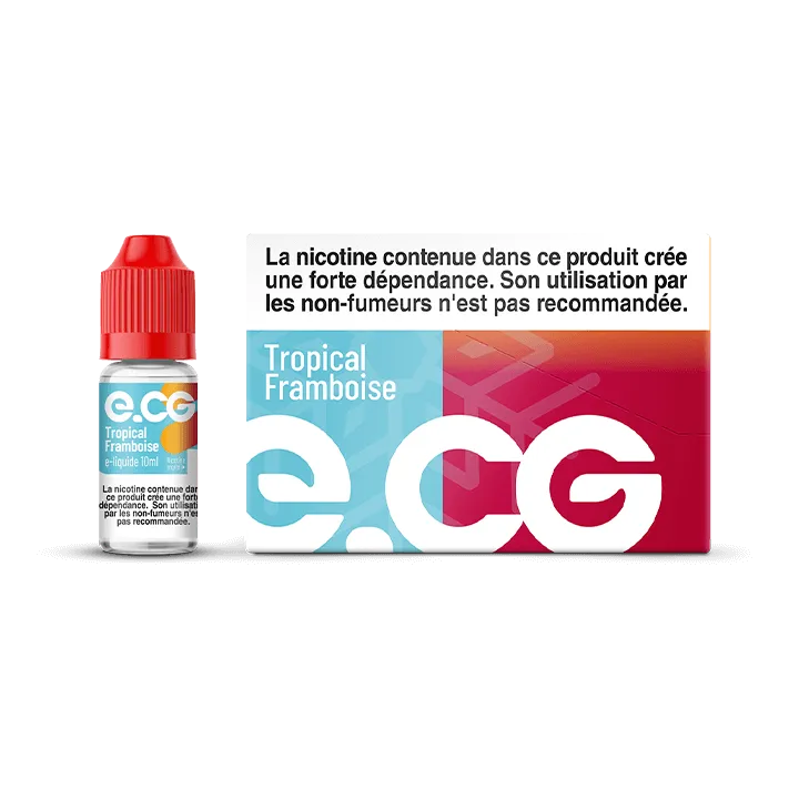 E-liquide e-CG Tropical Framboise à Reims | Bar Tabac du Rond Point