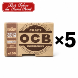 Feuilles à rouler OCB Craft Double - lot de 5 carnets
