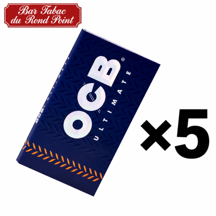 Feuilles à rouler OCB Ultimate Double - lot de 5 carnets